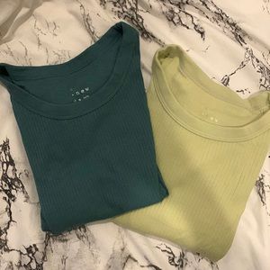 Basic Ribbed Fitted Tee